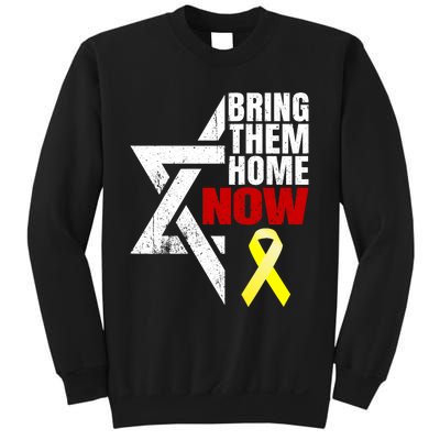 Israel Yellow Ribbon Symbol Bring Them Back Home Now Sweatshirt