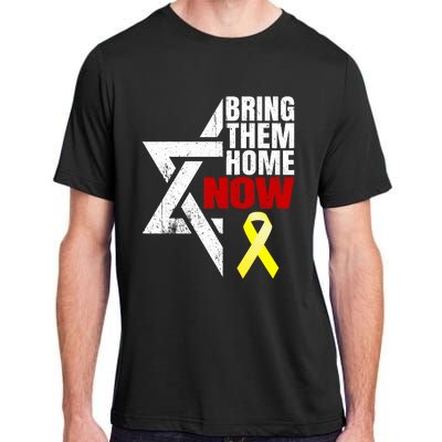 Israel Yellow Ribbon Symbol Bring Them Back Home Now Adult ChromaSoft Performance T-Shirt