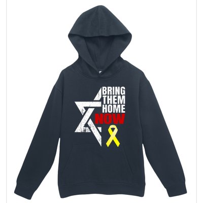 Israel Yellow Ribbon Symbol Bring Them Back Home Now Urban Pullover Hoodie