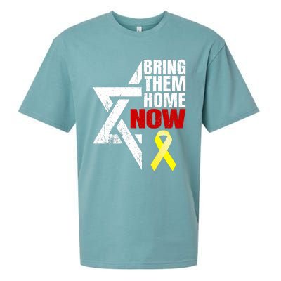 Israel Yellow Ribbon Symbol Bring Them Back Home Now Sueded Cloud Jersey T-Shirt