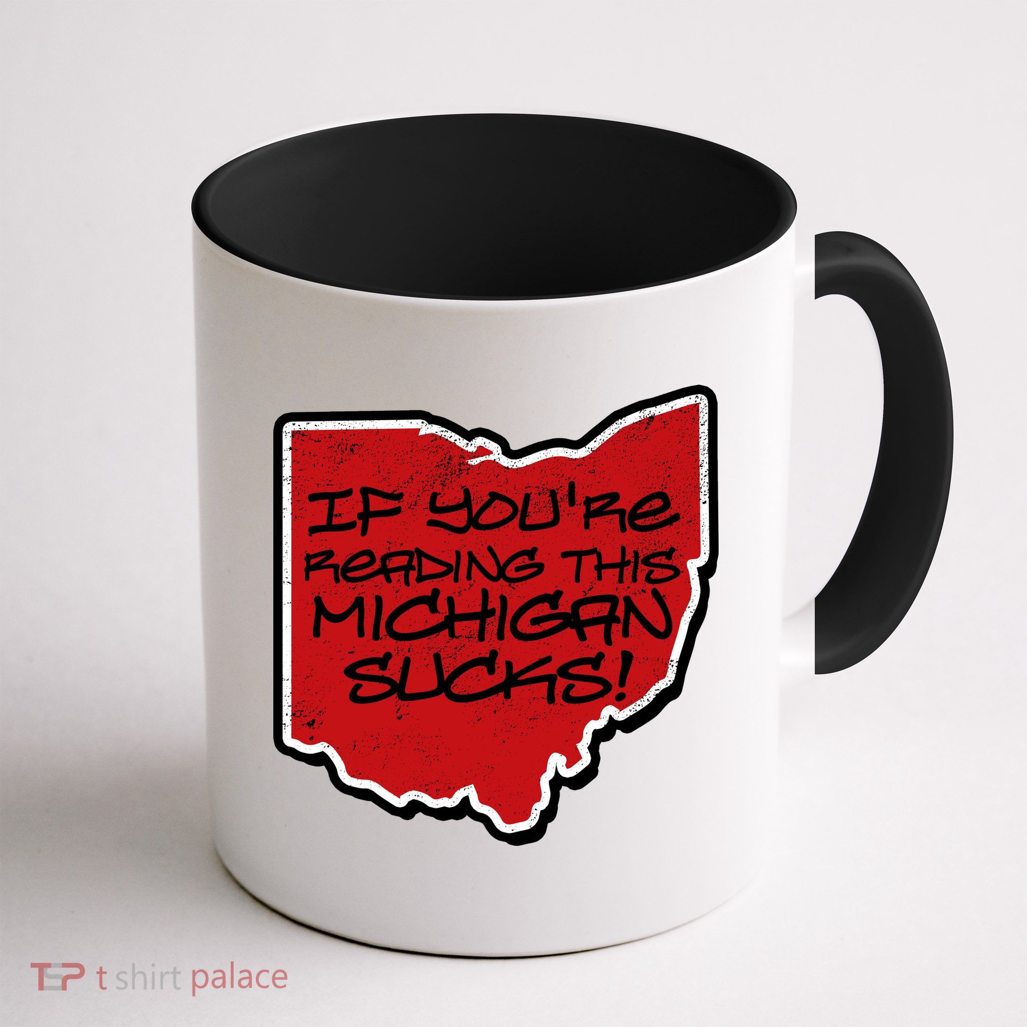 If You're Reading This Michigan Sucks Funny Ohio Mug