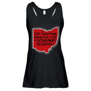 If You're Reading This Michigan Sucks Funny Ohio Ladies Essential Flowy Tank