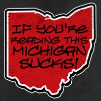If You're Reading This Michigan Sucks Funny Ohio Golf Towel