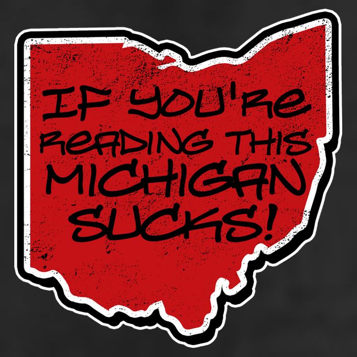If You're Reading This Michigan Sucks Funny Ohio Golf Towel