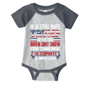 If You Still Hate Trump Trump Maga Ultra Republican Trump Supporter Trump 20 Infant Baby Jersey Bodysuit