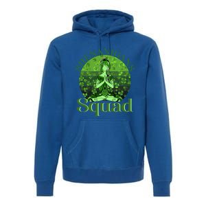 Irish Yoga Shenanigans Squad Sunset St Patricks Day Gift Premium Hoodie