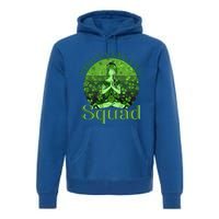 Irish Yoga Shenanigans Squad Sunset St Patricks Day Gift Premium Hoodie