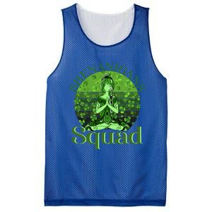 Irish Yoga Shenanigans Squad Sunset St Patricks Day Gift Mesh Reversible Basketball Jersey Tank