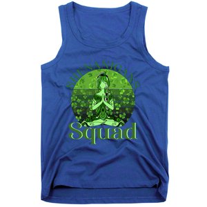 Irish Yoga Shenanigans Squad Sunset St Patricks Day Gift Tank Top