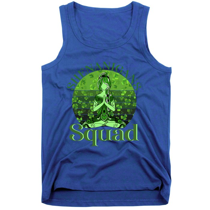 Irish Yoga Shenanigans Squad Sunset St Patricks Day Gift Tank Top