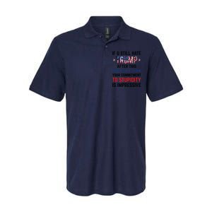 If You Still Hate Trump After This Biden Shit Show Funny Softstyle Adult Sport Polo