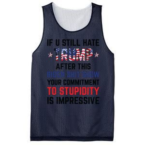 If You Still Hate Trump After This Biden Shit Show Funny Mesh Reversible Basketball Jersey Tank