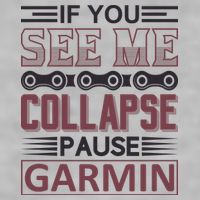 If You See Me Collapse Pause Garmin Ladies PosiCharge Tri-Blend Wicking Tank