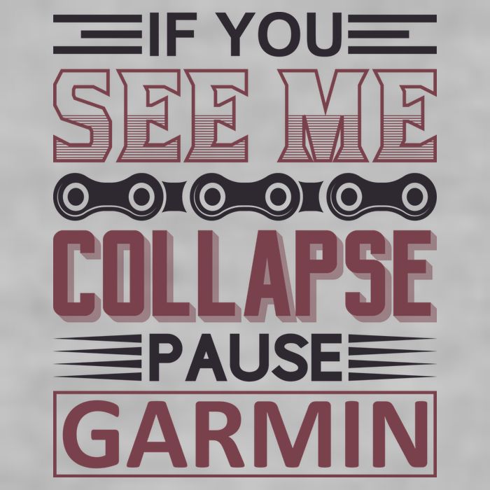If You See Me Collapse Pause Garmin Ladies PosiCharge Tri-Blend Wicking Tank