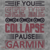 If You See Me Collapse Pause Garmin 7-Panel Snapback Hat