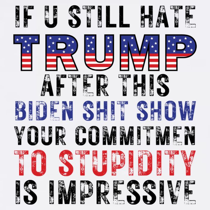 If You Still Hate Trump After This Biden Shit Show Funny Youth Performance Sprint T-Shirt