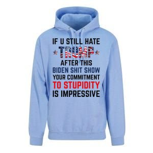 If You Still Hate Trump After This Biden Show Funny Unisex Surf Hoodie