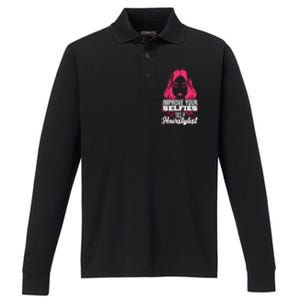 Improve Your Sies See A Hairstylist Gift Performance Long Sleeve Polo