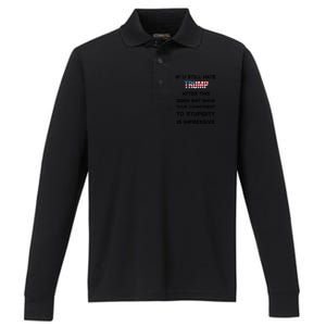 If You Still Hate Trump After This Biden Shit Show Gift Performance Long Sleeve Polo