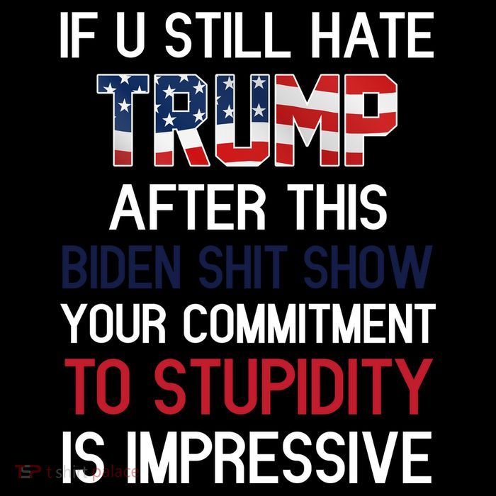 If You Still Hate Trump After This Biden Shit Show Funny Stripe Pom Pom Beanie
