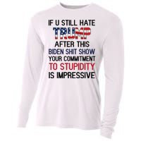 If You Still Hate Trump After This Biden Shit Show Funny Cooling Performance Long Sleeve Crew