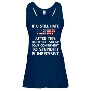 If You Still Hate Trump After This Stupidity Is Impressive Funny Ladies Essential Flowy Tank