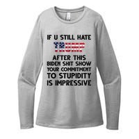 If You Still Hate Trump After This Stupidity Is Impressive Funny Womens CVC Long Sleeve Shirt