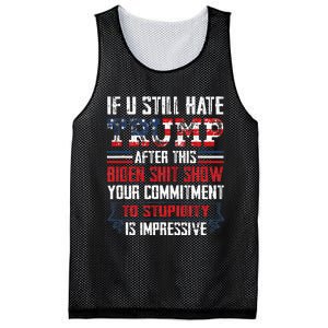 If You Still Hate Trump After This Biden Show Vote Trump Mesh Reversible Basketball Jersey Tank