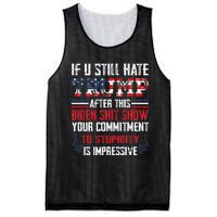 If You Still Hate Trump After This Biden Show Vote Trump Mesh Reversible Basketball Jersey Tank