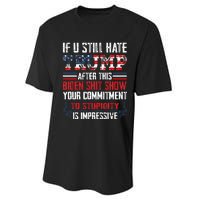 If You Still Hate Trump After This Biden Show Vote Trump Performance Sprint T-Shirt