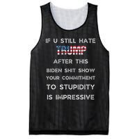 If You Still Hate Trump After This Biden Show Vote Trump Mesh Reversible Basketball Jersey Tank