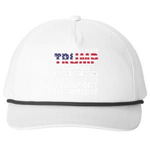 If You Still Hate Trump After This Biden Shit Show Funny Snapback Five-Panel Rope Hat