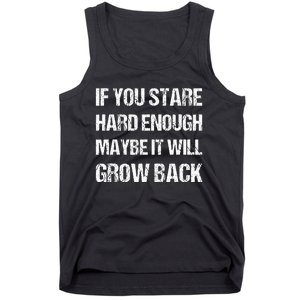 If You Stare Hard Enough Funny Arm Amputation Leg Amputee Tank Top