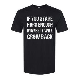 If You Stare Hard Enough Funny Arm Amputation Leg Amputee Softstyle CVC T-Shirt