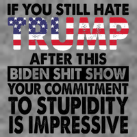 If You Still Hate Trump After This Biden Shit Show Funny Politcal T-Shirt