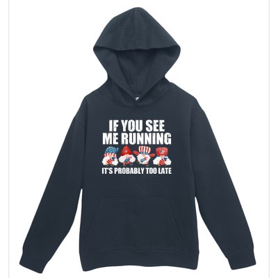 If You Sea Me Running Its Probably Fireworks Director Usa Cute Gift Urban Pullover Hoodie