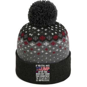 If You Still Hate Trump After This Biden Show Vote Trump The Baniff Cuffed Pom Beanie