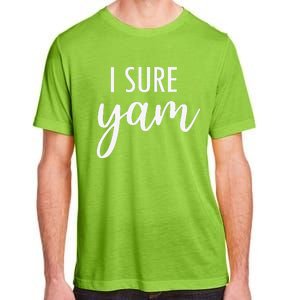 I Yam She's My Sweet Potato Valentine's Thanksgiving Couple Adult ChromaSoft Performance T-Shirt