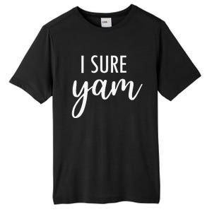 I Yam She's My Sweet Potato Valentine's Thanksgiving Couple Tall Fusion ChromaSoft Performance T-Shirt