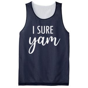 I Yam She's My Sweet Potato Valentine's Thanksgiving Couple Mesh Reversible Basketball Jersey Tank