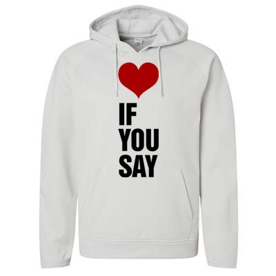 If You Say Romance Untold Heart Performance Fleece Hoodie