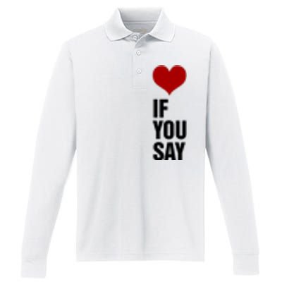 If You Say Romance Untold Heart Performance Long Sleeve Polo