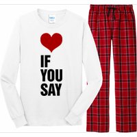 If You Say Romance Untold Heart Long Sleeve Pajama Set