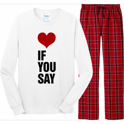 If You Say Romance Untold Heart Long Sleeve Pajama Set