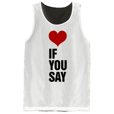 If You Say Romance Untold Heart Mesh Reversible Basketball Jersey Tank