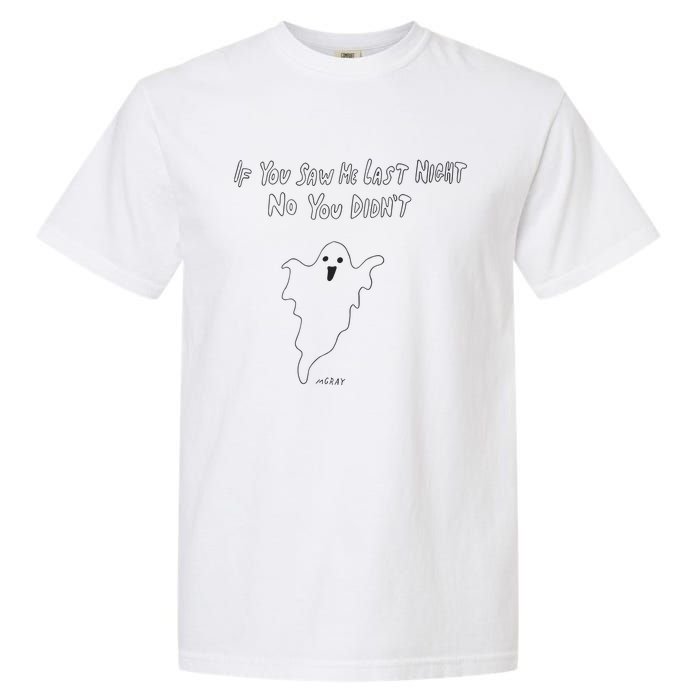 If You Saw Me Last Nicht No You DidnT Garment-Dyed Heavyweight T-Shirt