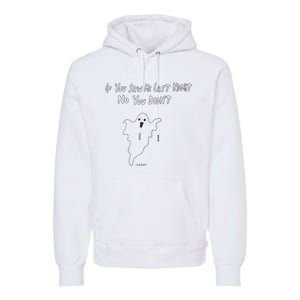 If You Saw Me Last Nicht No You DidnT Premium Hoodie