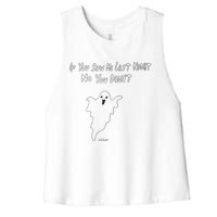 If You Saw Me Last Nicht No You DidnT Women's Racerback Cropped Tank