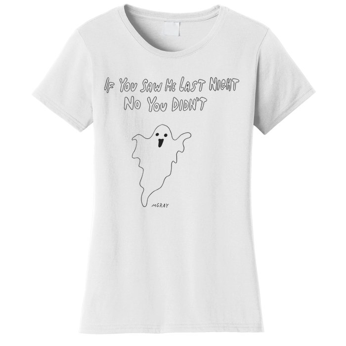 If You Saw Me Last Nicht No You DidnT Women's T-Shirt