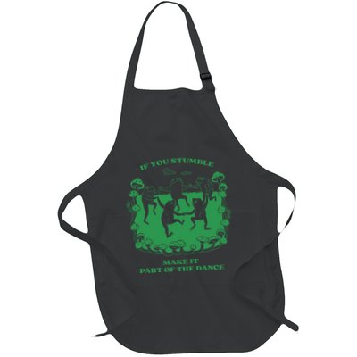If You Stumble Make It Part Of The Dance Frog Full-Length Apron With Pockets